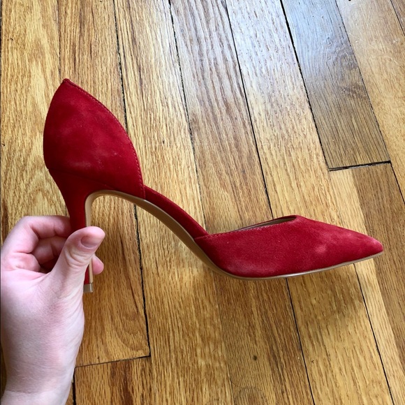 Banana Republic Alicia Heels, Red, Size 8. - Picture 8 of 10
